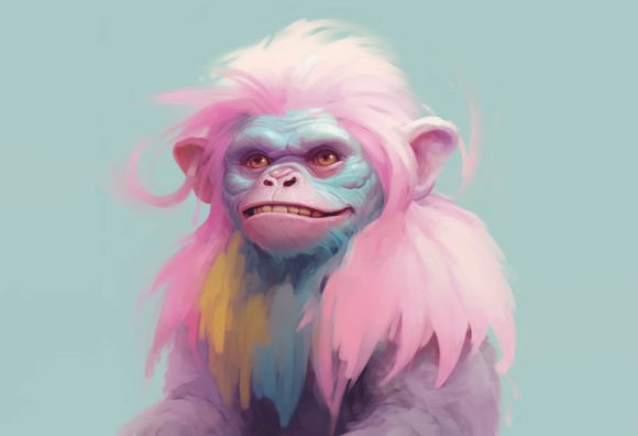Ape Kawaii Animal: Playful Charm for Modern Design