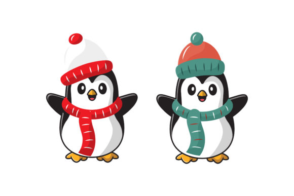 Bringing Holiday Charm to Life with Penguin Character Animal Christmas