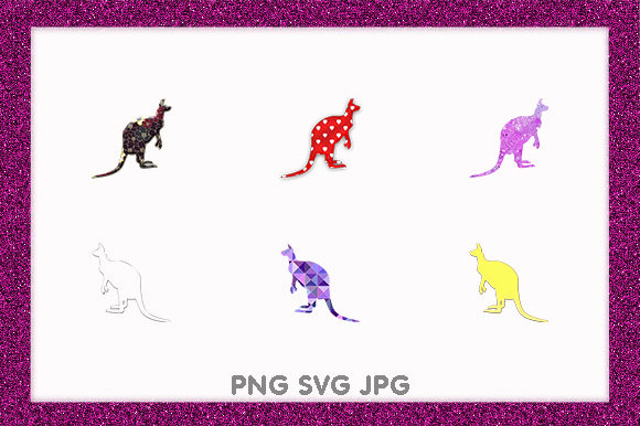 Kangaroo Australian Animal Wildlife: Designs for Every Project