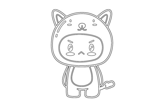 Kawaii Animal Design-11: Charming Vectors for Creative Projects