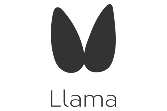 Llama Footprint: The Farm Animal Hoof Black for Bold Branding