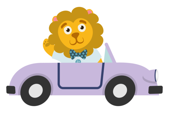 Unleashing Whimsy: The Funny Lion in Cartoon Car Font