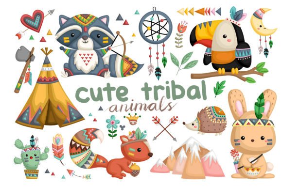 Unleashing Wild Creativity with Tribal Animal Clipart