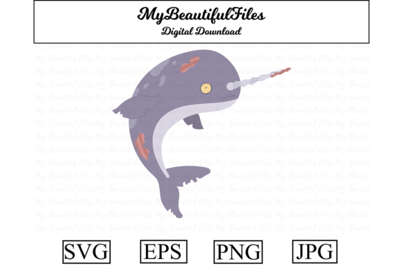 Zombie Animal - Narwhal: Unleashing Whimsical Horror in Design